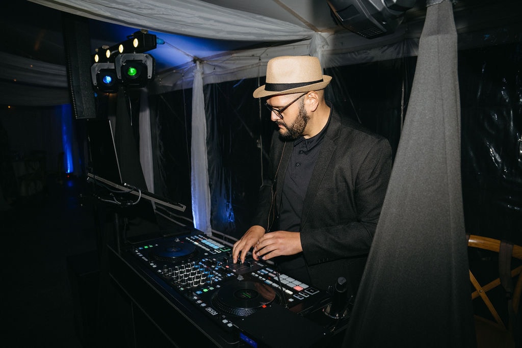 DJ Aurelio performing at an event